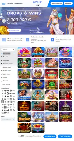 l'application et interface Crypto Games Casino